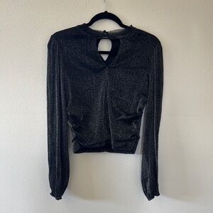 Elegant Black Long Sleeve Top
